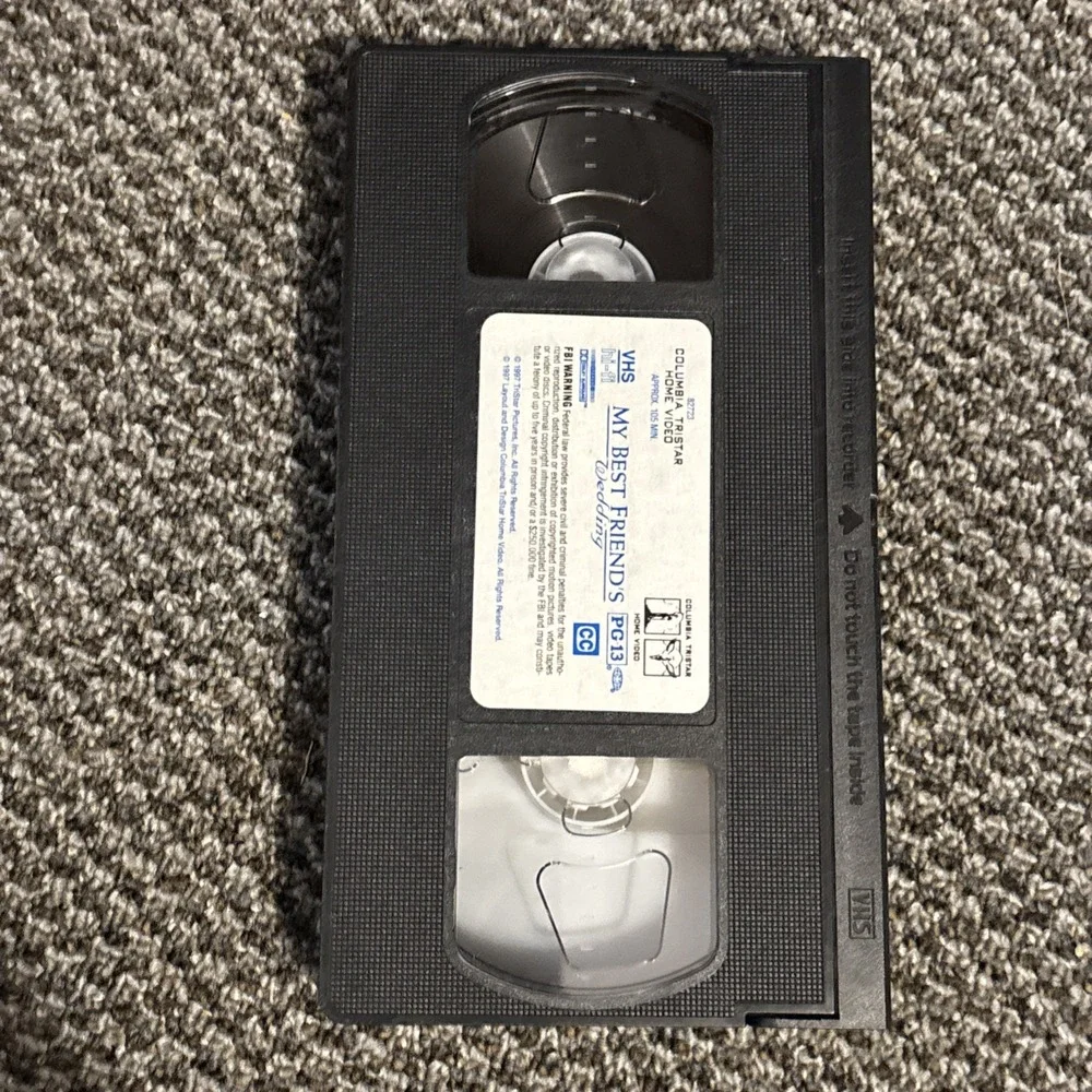 MY BEST FRIEND'S WEDDING VHS Tape, COMPLETE/TESTED SEE PHOTOS (VHS56)‎